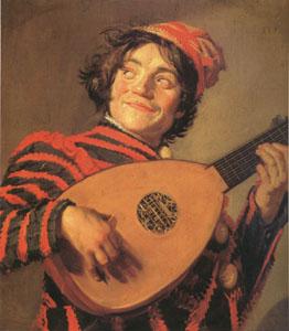 Frans Hals Jester with a Lute (mk05) oil painting picture